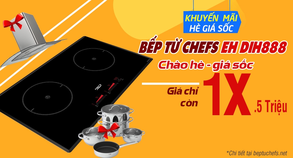 Mua bếp từ Chefs EH DIH888 được khuyến mãi gì trong tháng 5