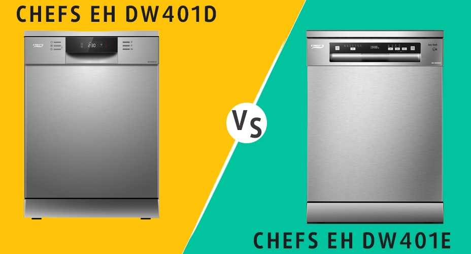 So sánh máy rửa bát Chefs EH DW401D và DW401E: Đâu là lựa chọn tối ưu