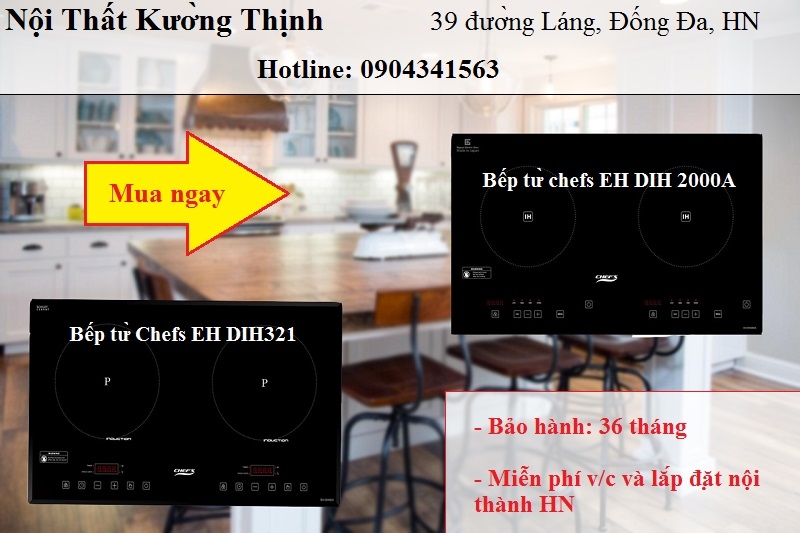 Địa chỉ bán bếp từ Chefs chính hãng tại Hà Nội