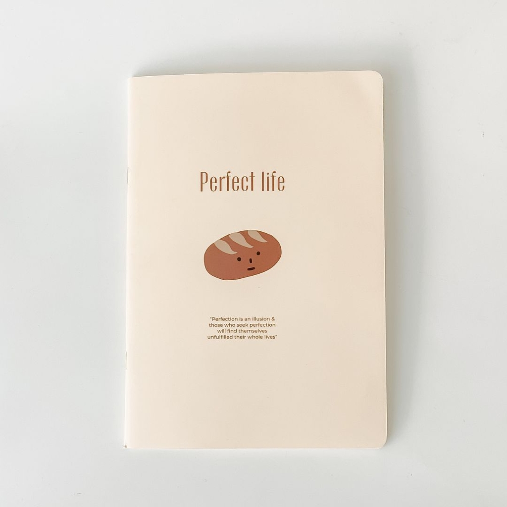 Vở grid 120 trang - Perfect Life Bánh mỳ trắng
