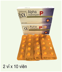Alpha Chymotrypsin 2 vỉ x 10 viên