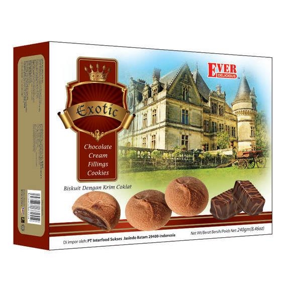 Bánh nhân mứt vị Chocolate Malaysia