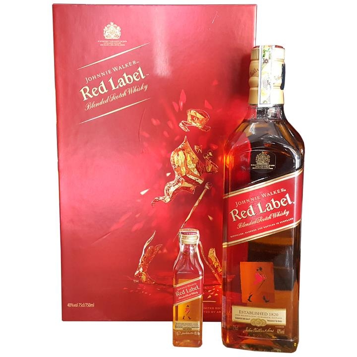 Johnnie walker Red label gift box 2016