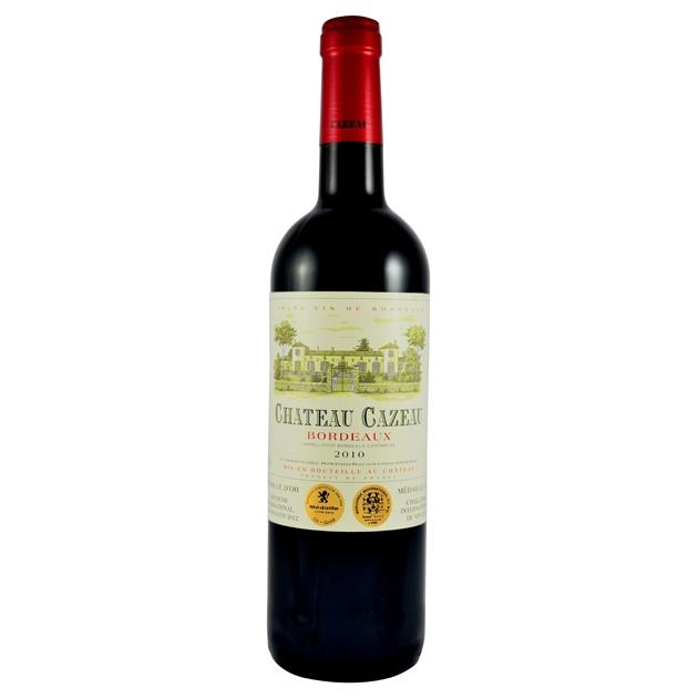 Rượu vang pháp Chateau Cazeau 2010-Cuvee Prestige