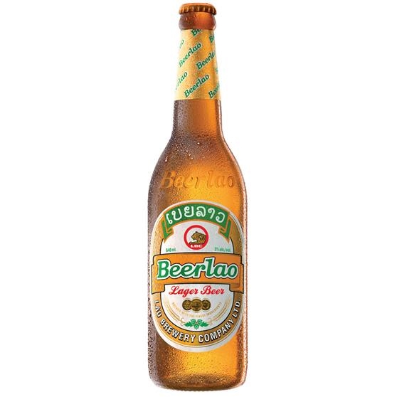 Bia Lào Vàng - chai 640ml