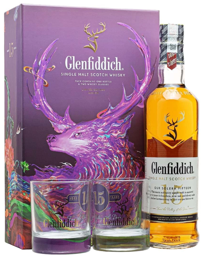 Glenfiddich 15 năm Hộp quà 2025