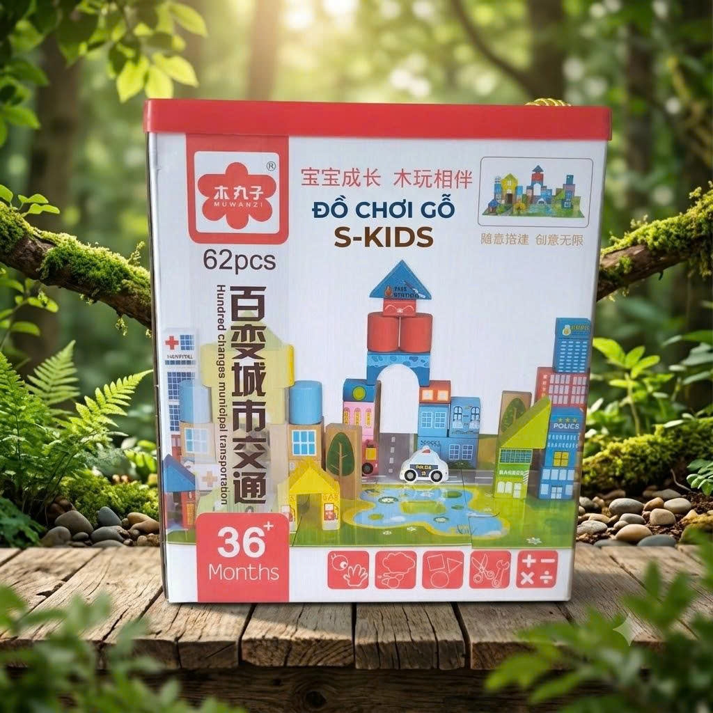 Khối xây dựng 62pcs
