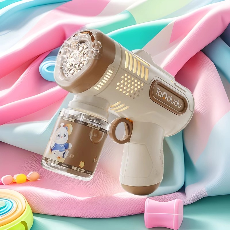Phiên bản mới - Máy thổi bong bóng cầm tay thiết kế gọn gàng, tạo bóng nhiều, không rò rỉ nước