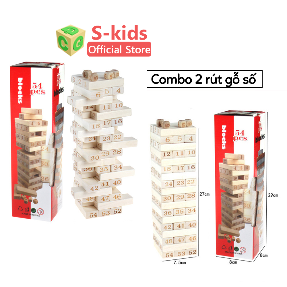 COMBO 2 bộ rút gỗ số