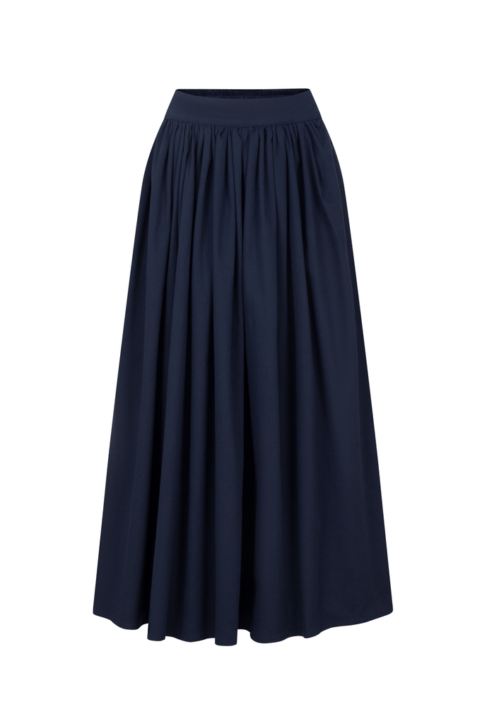 Jacquine Maxi Linen Skirt