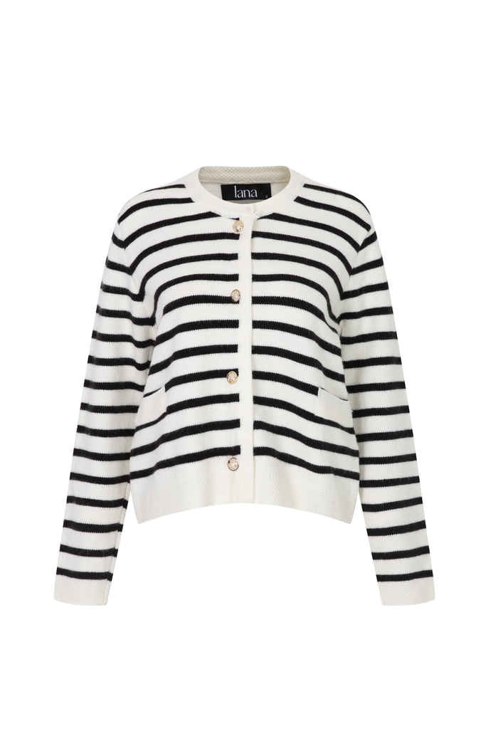 Frances Striped Cardigan