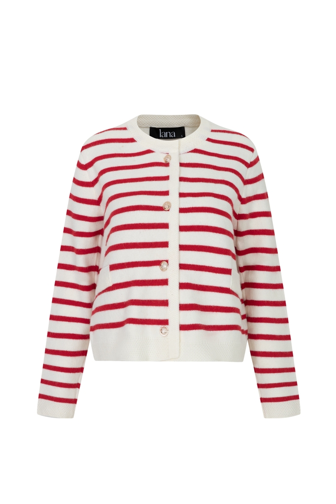 Frances Striped Cardigan