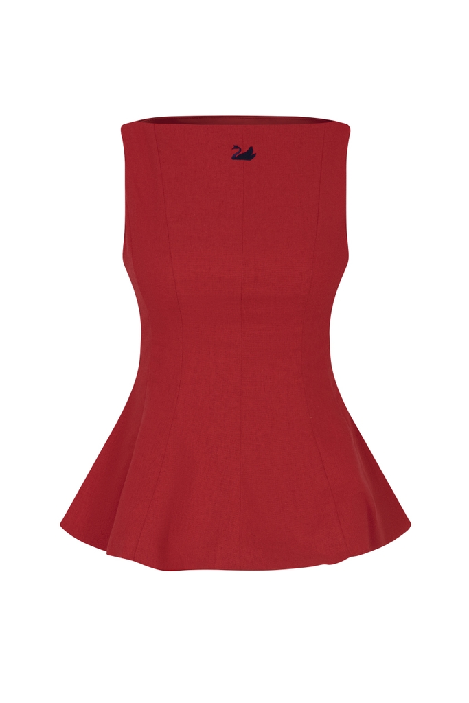 Clea Linen Top