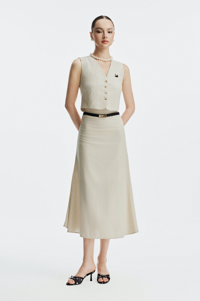 Casaline Linen Skirt