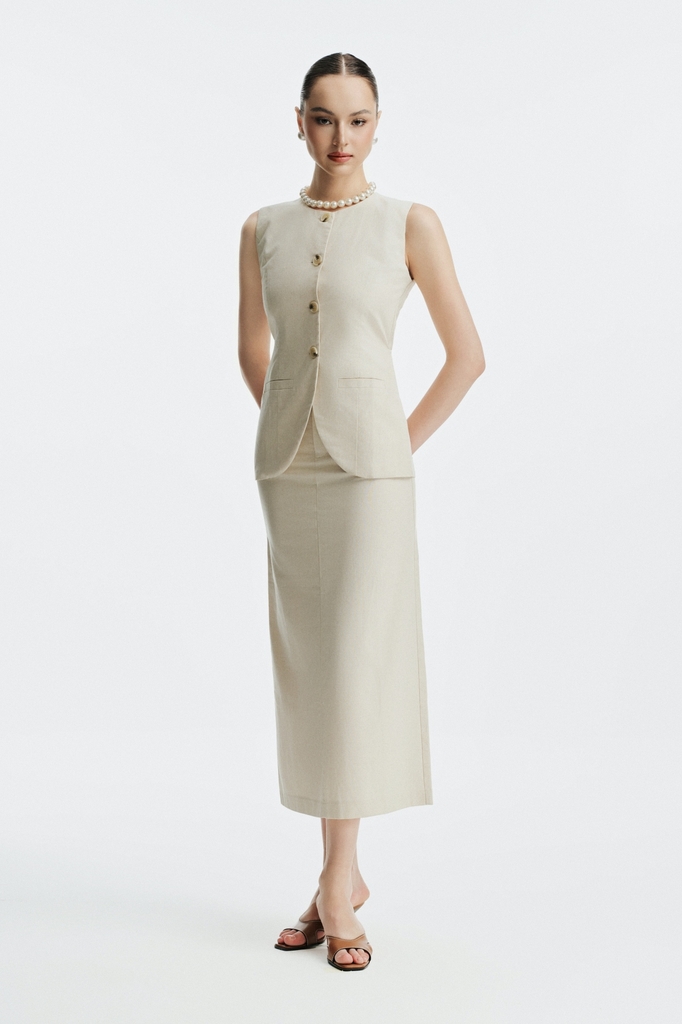 Claire Linen Skirt