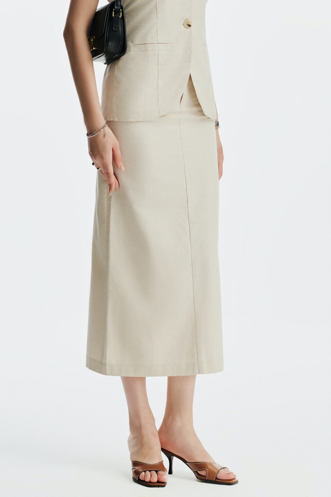 Claire Linen Skirt