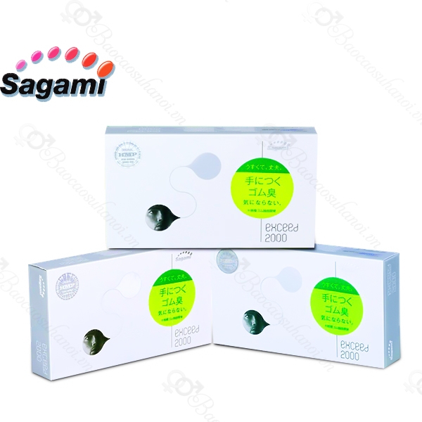 bao cao su sagami exceed 2000 siêu mỏng tại hoàn kiếm