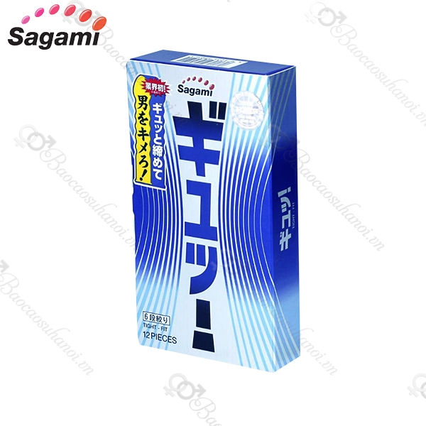 bao cao su sagami tight fit 6 lần lượn sóng hoàn kiếm