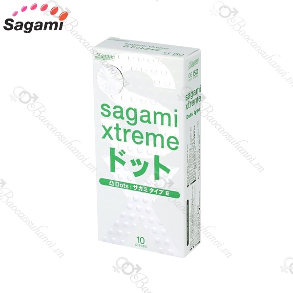 bao cao su sagami Type E White Box gân gai tại hà đông