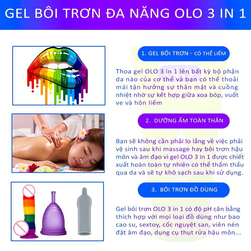 thành phần gel olo 3 in 1