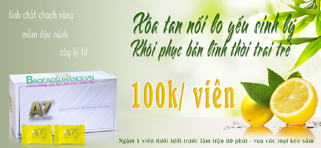 kẹo a7 alpha seven màu vàng chanh ở hưng yên