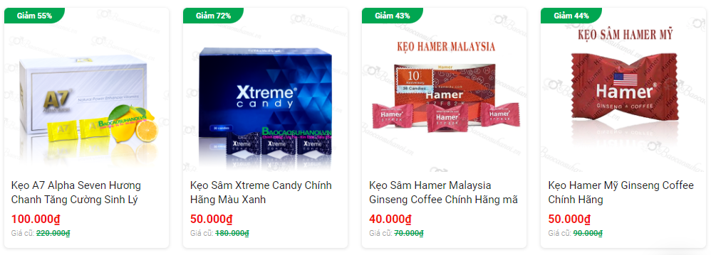 kẹo sâm hamer ở gia lâm