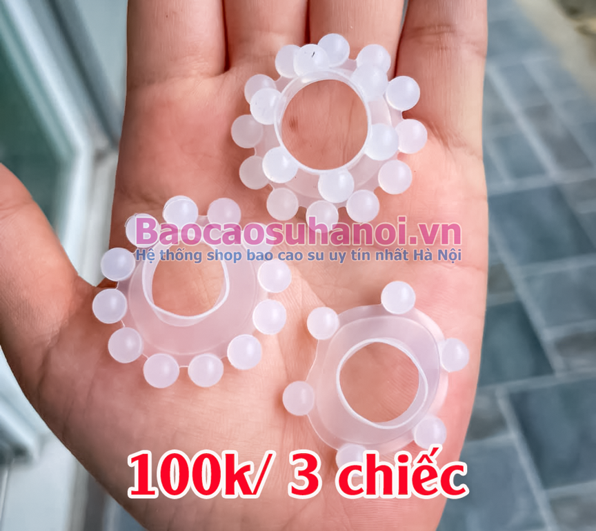 vòng-silicon-có-bi-siêu-mềm-màu-trắng-ở-hải-phòng