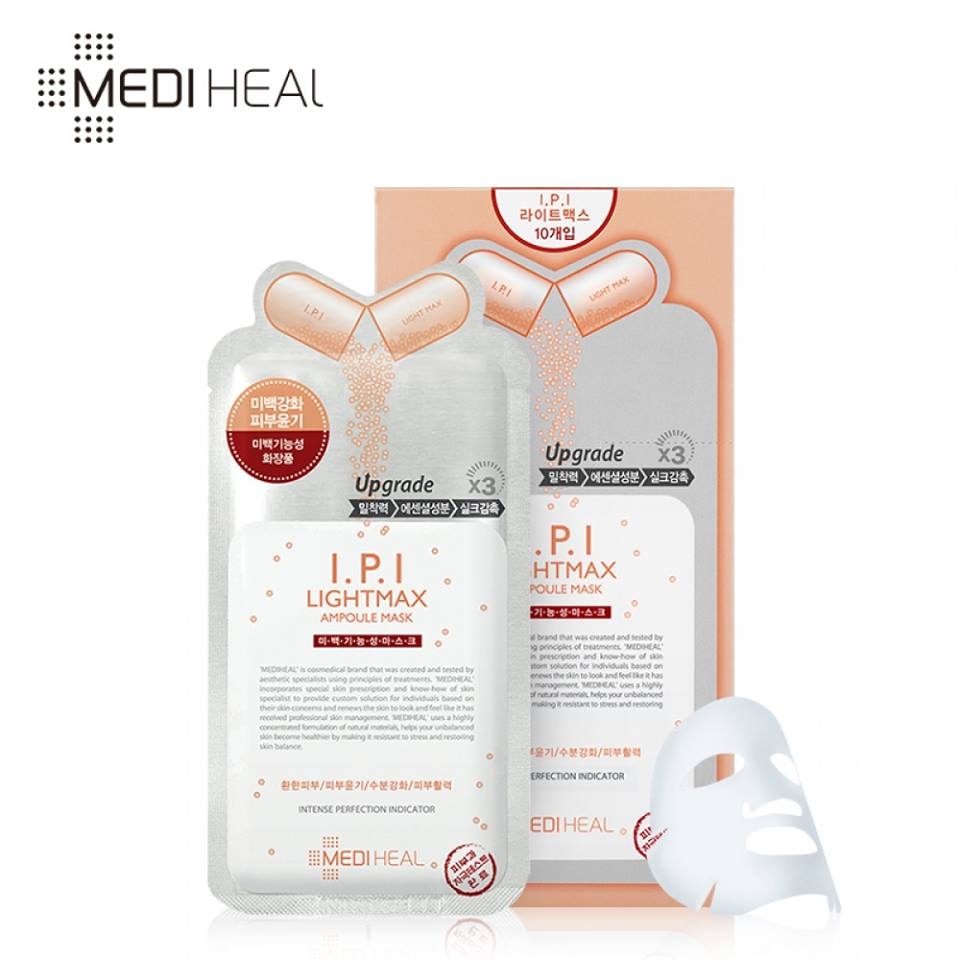 Káº¿t quáº£ hÃ¬nh áº£nh cho Máº·t Náº¡ Mediheal IPI Lightmax Ampoule Mask