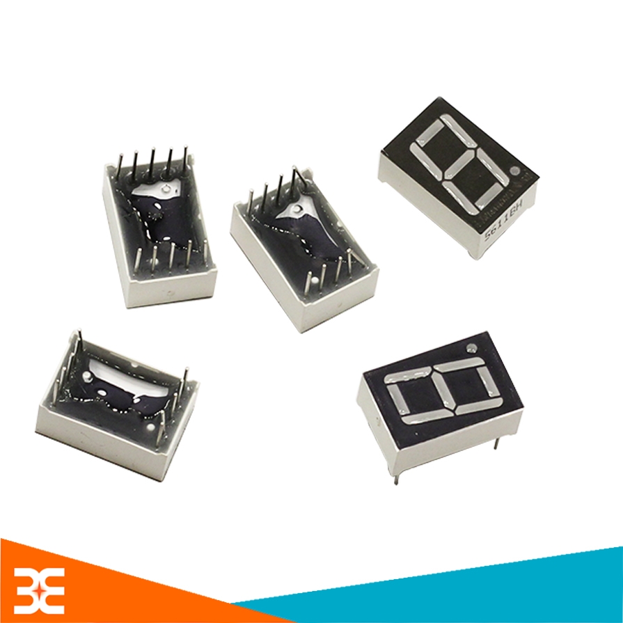 bộ 10 led 7 thanh 1 số đỏ anode 0 56 chung inch gia sieu rẻ 3m linh kiện điện tử 3m