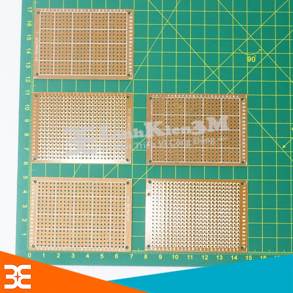 Combo 5 tấm phíp đồng đục lỗ PCB màu nâu 5x7 cm loại tốt - 3M | Linh ...