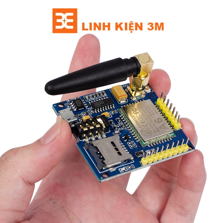 Module Sim GPRS Class10 GMS A6 / SMS Chất Lượng Cao | Linh Kiện Điện Tử 3M