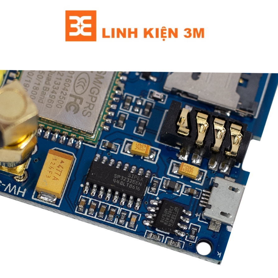 Module Sim GPRS Class10 GMS A6 / SMS Chất Lượng Cao | Linh Kiện Điện Tử 3M