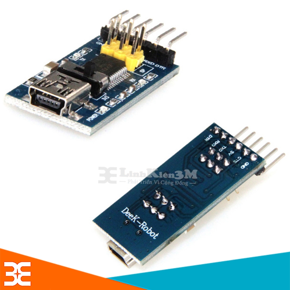MODULE USB TO COM FT232RL Giá Rẻ- Linh Kiện 3M | Linh Kiện Điện Tử 3M