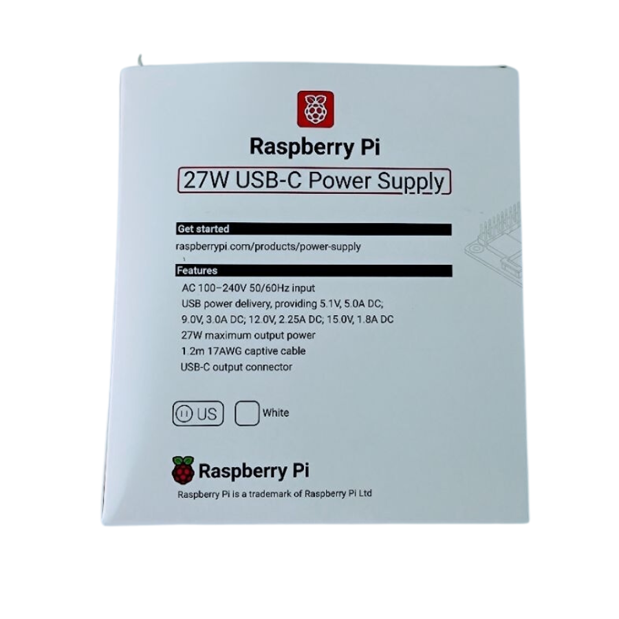 Bộ nguồn, bộ sạc 27W USB-C Raspberry Pi 5 | Linh Kiện Điện Tử 3M