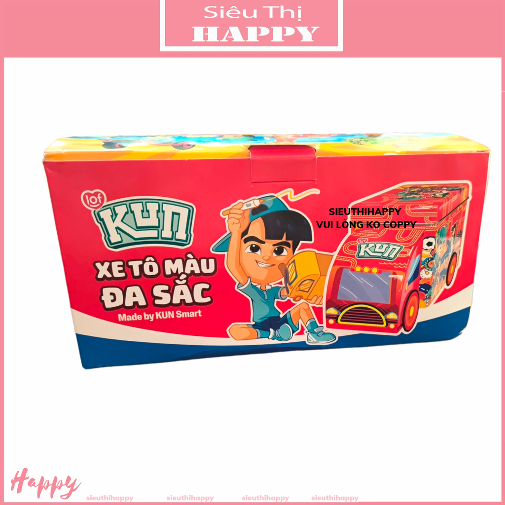 Xe Tô Màu Kun Đa Sắc - Quà Tặng mới siêu hot