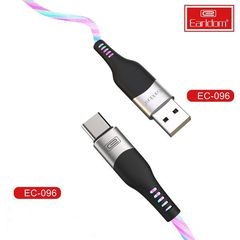 Cáp Sạc Phát Sáng Earldom EC-096 LIGHTNING/ TYPE C