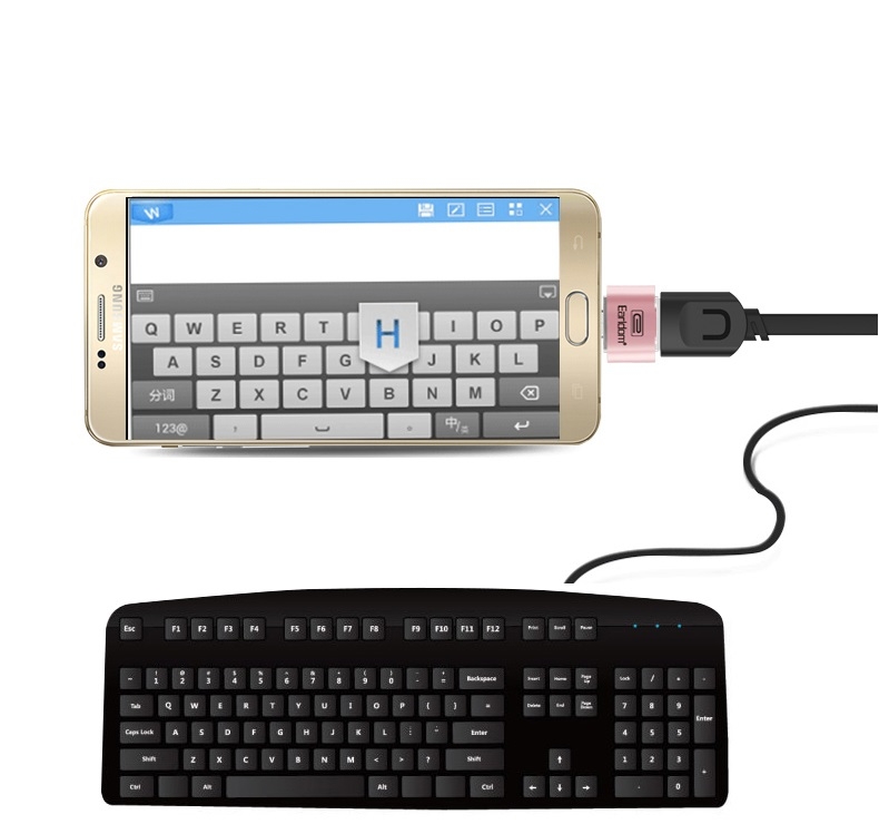 Jack Chuyển Micro Sang Cổng USB Earldom OT-01