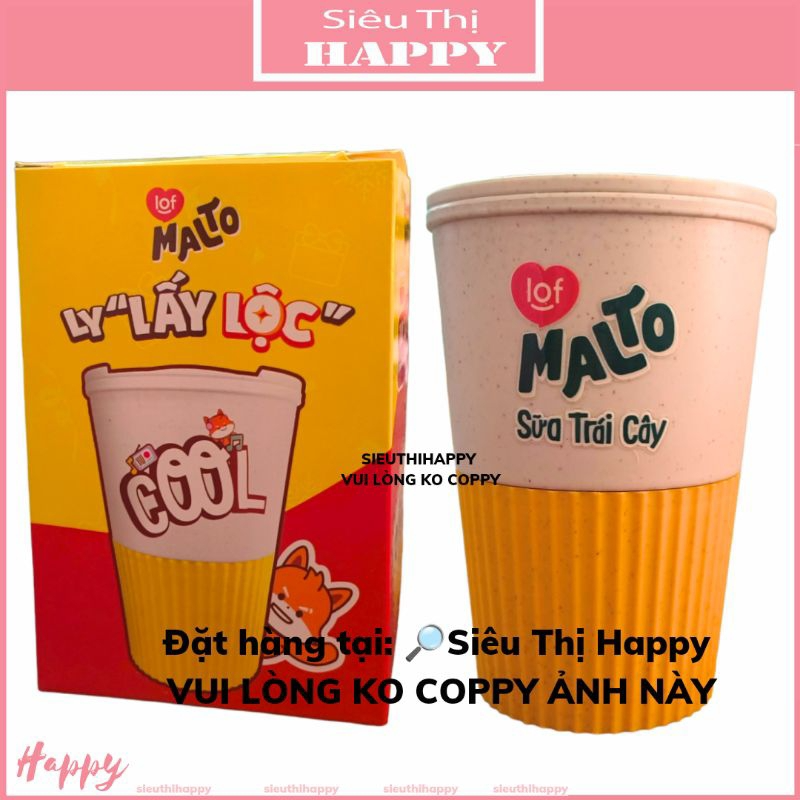 Ly lúa mạch 380ml quà tặng sữa Malto