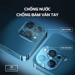 Kính Cường Lực Bảo Vệ Camera CAO CẤP CHÍNH HÃNG EARLDOM CHO IPHONE