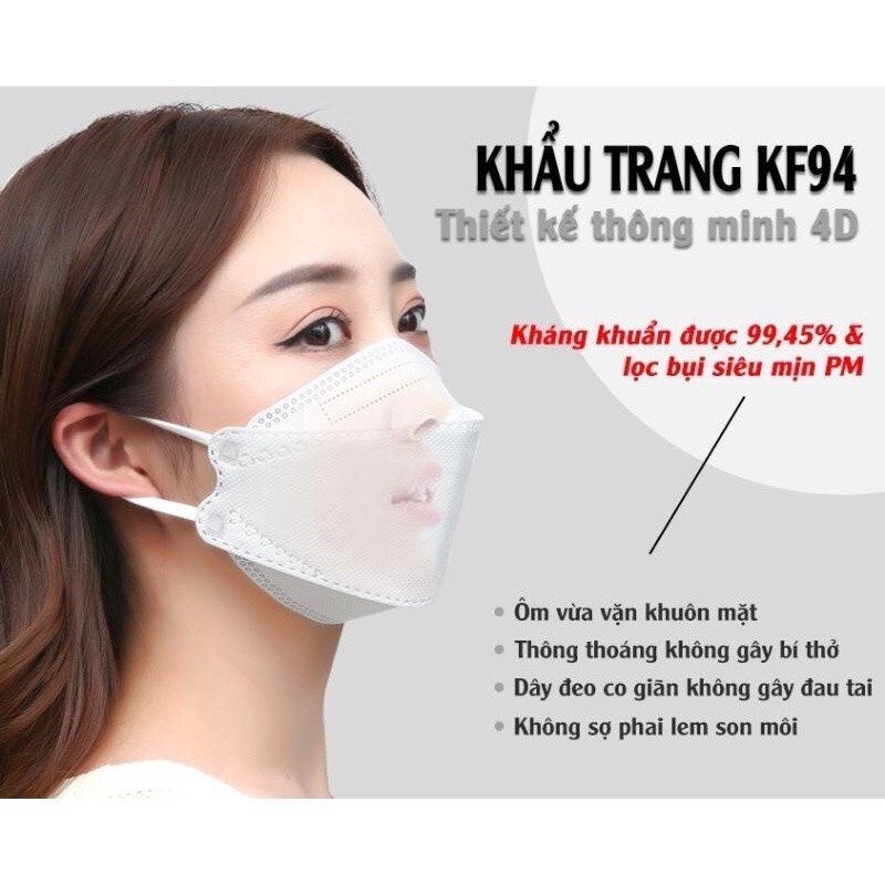 600 cái Khẩu trang y tế 4D KF94 hàng chuẩn công ty Y Tế - KTYT