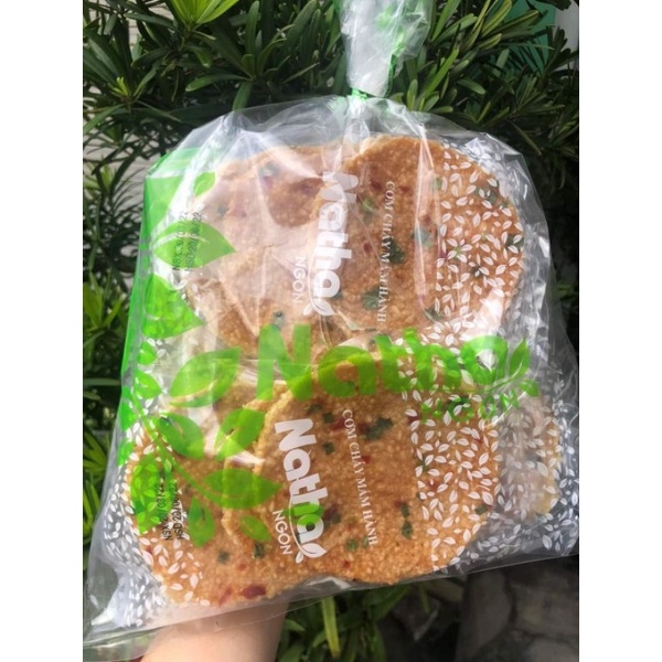 Snack cơm cháy mắm hành 230gr siêu ngon - Cơm cháy Natha Ngon Đặc sản Sài Gòn - NC&ĐS