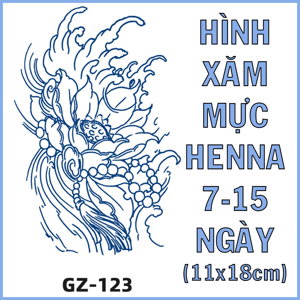 Hình xăm dán chống nước Hình Xăm Tattoo Cao Cấp  Lazadavn