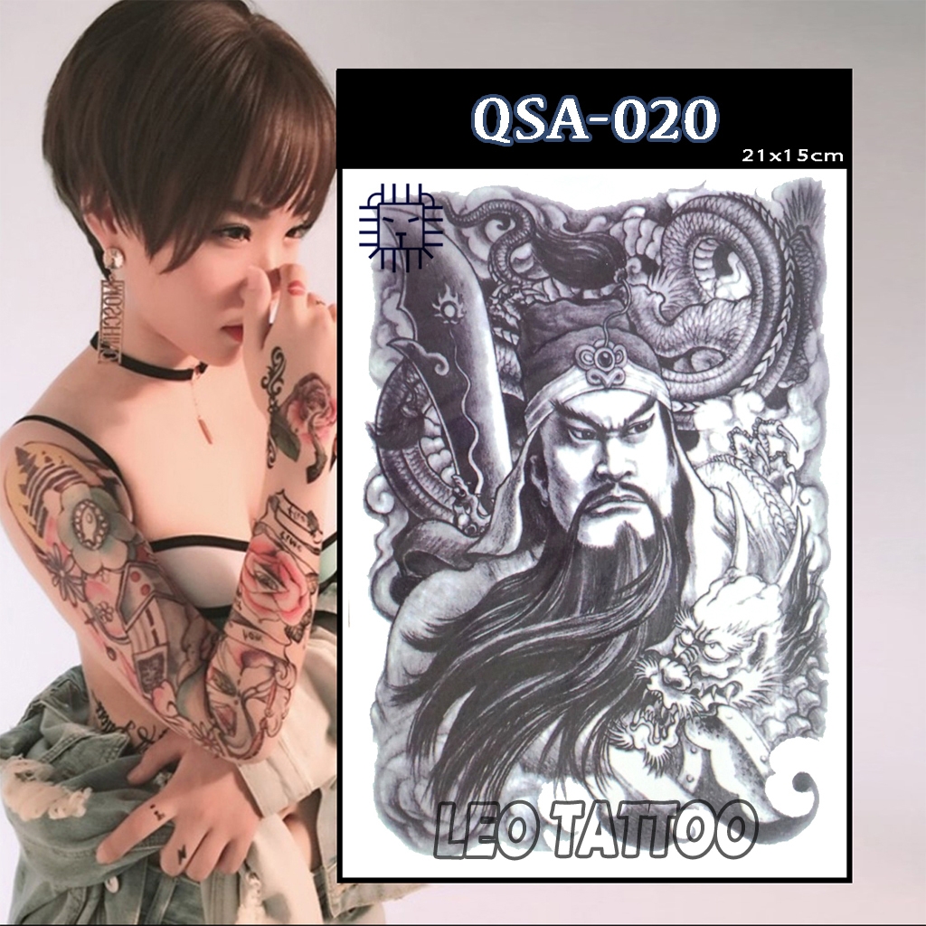 Hình Xăm Quan Nhị Ca Đẹp  1001 Tattoo Quan Công Ngầu  DYB