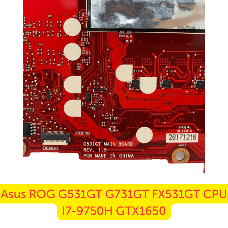 Thay Main Asus ROG G531GT / G731GT / FX531GT i7-9750H GTX1650