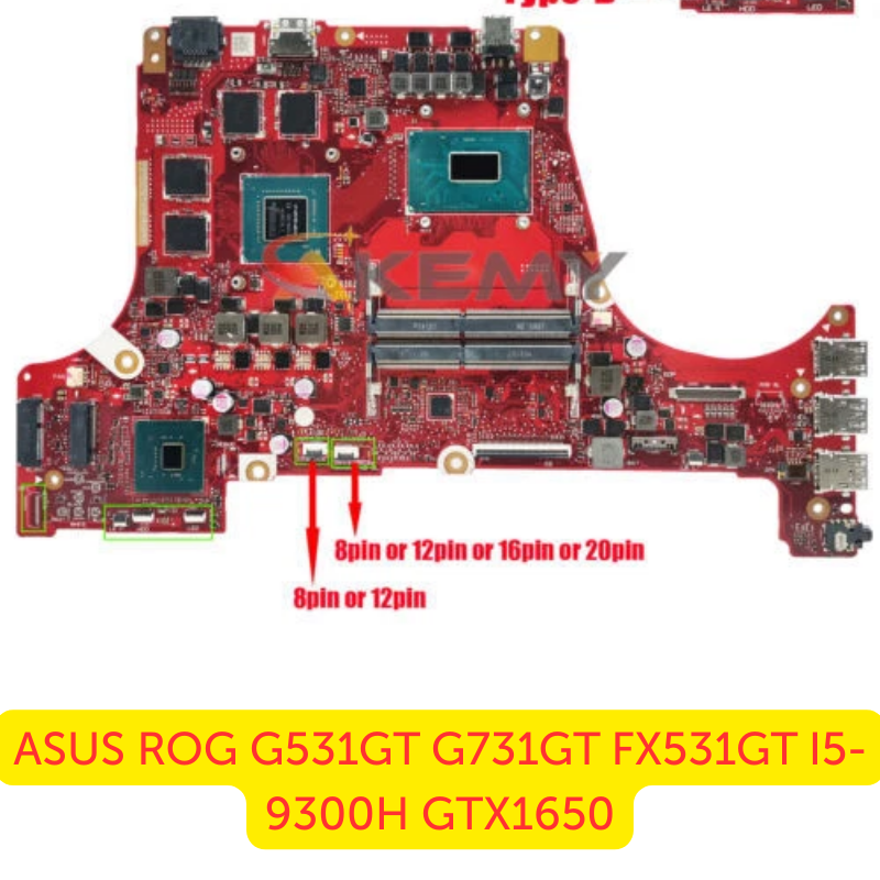 Main Asus ROG G531GT | FX531GT | CPU i5-9300H GTX1650