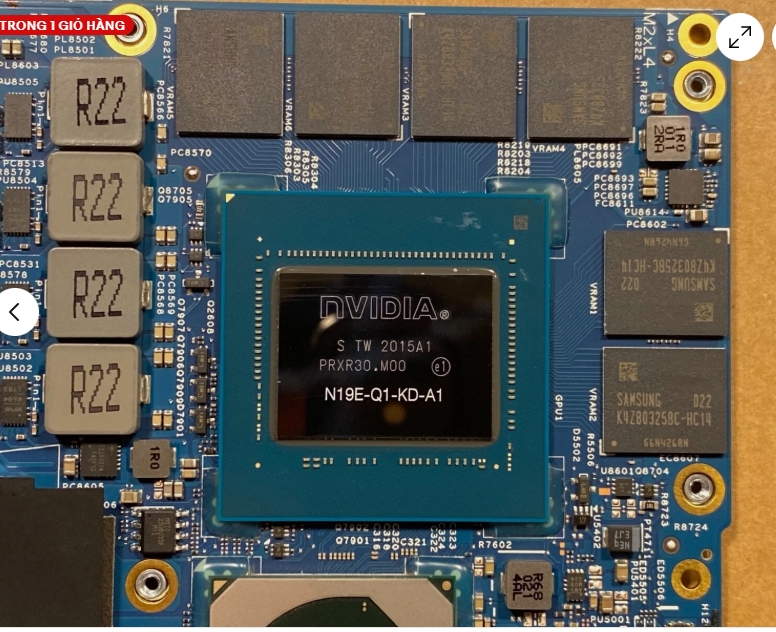 Main Dell XPS 17 9700 Precision 5750 CPU i7-10875H VGA RTX3000