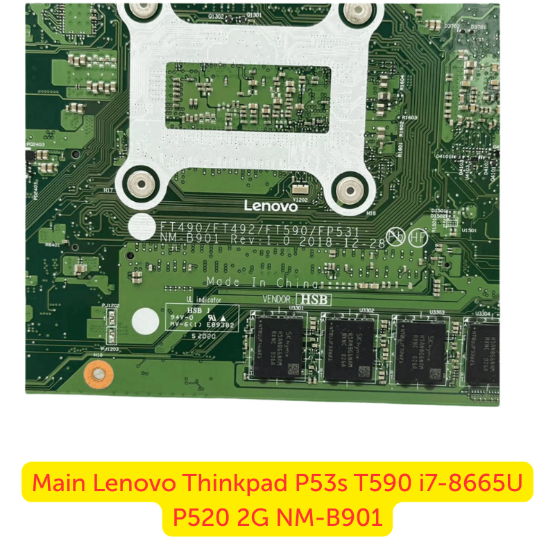 Thay Main Lenovo ThinkPad P53s / T590 i7-8665U Quadro P520 NM-B901