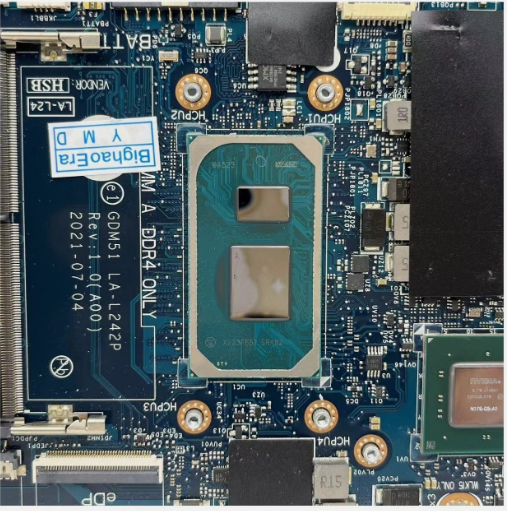 Main Dell Inspiron 3510 3511 CPU i7-1165G7 VGA MX350 LA-L241P