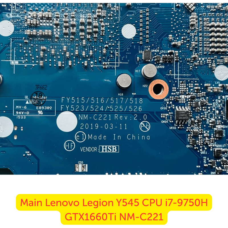 Thay Main Lenovo Legion Y545 i7-9750H GTX1660Ti NM-C221