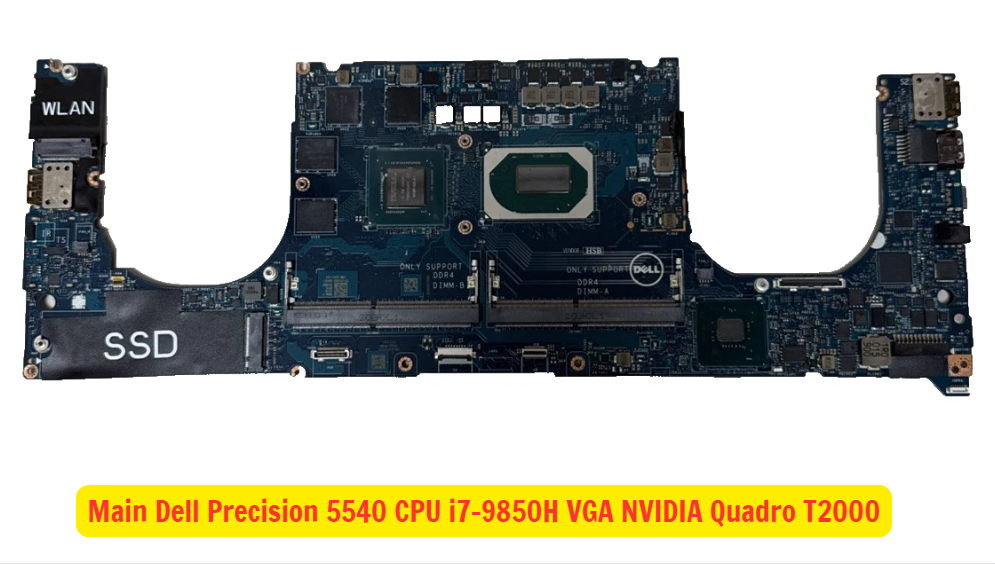 Main Dell Precision 5540 | CPU i7-9750H LA-H331P